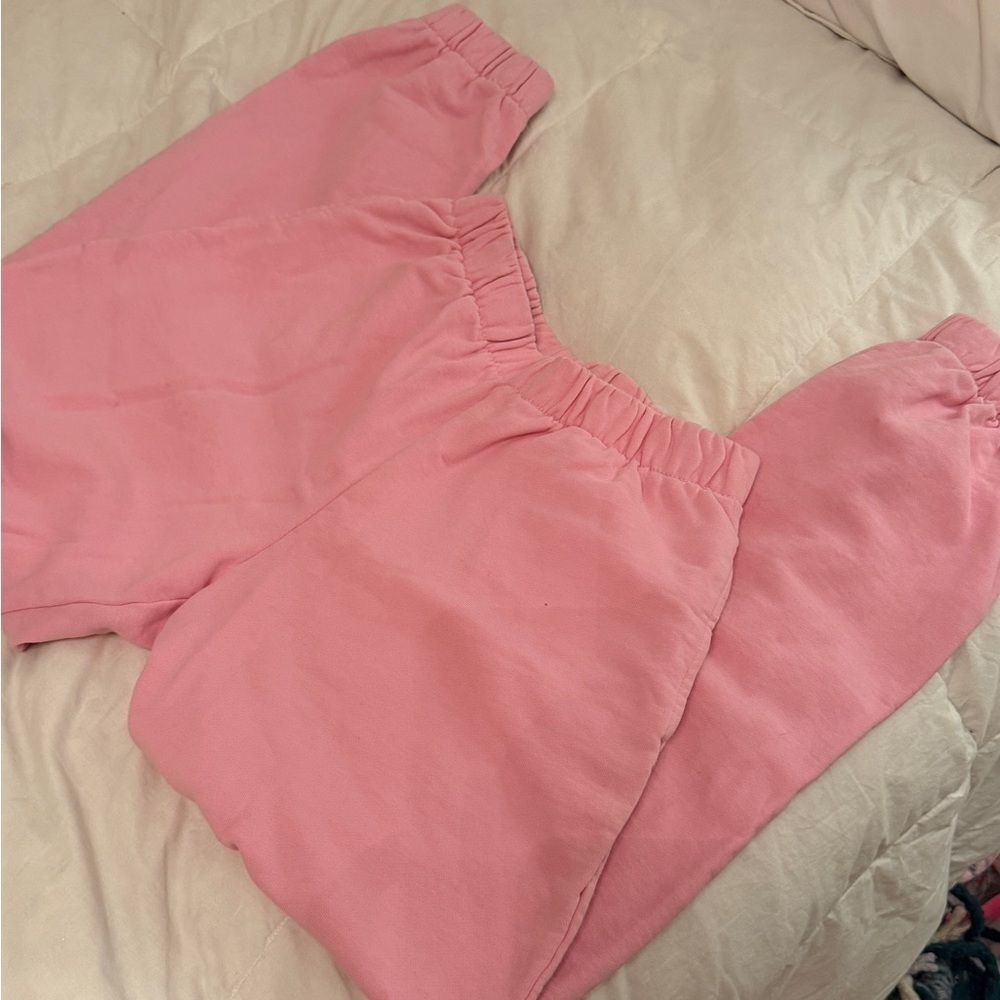 Brandy Melville Pink Rosa Sweatpant - Picture 2 of 3
